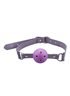 Кляп BDSM-NEW Breathable ball gag plastic, violet 280385 sLash