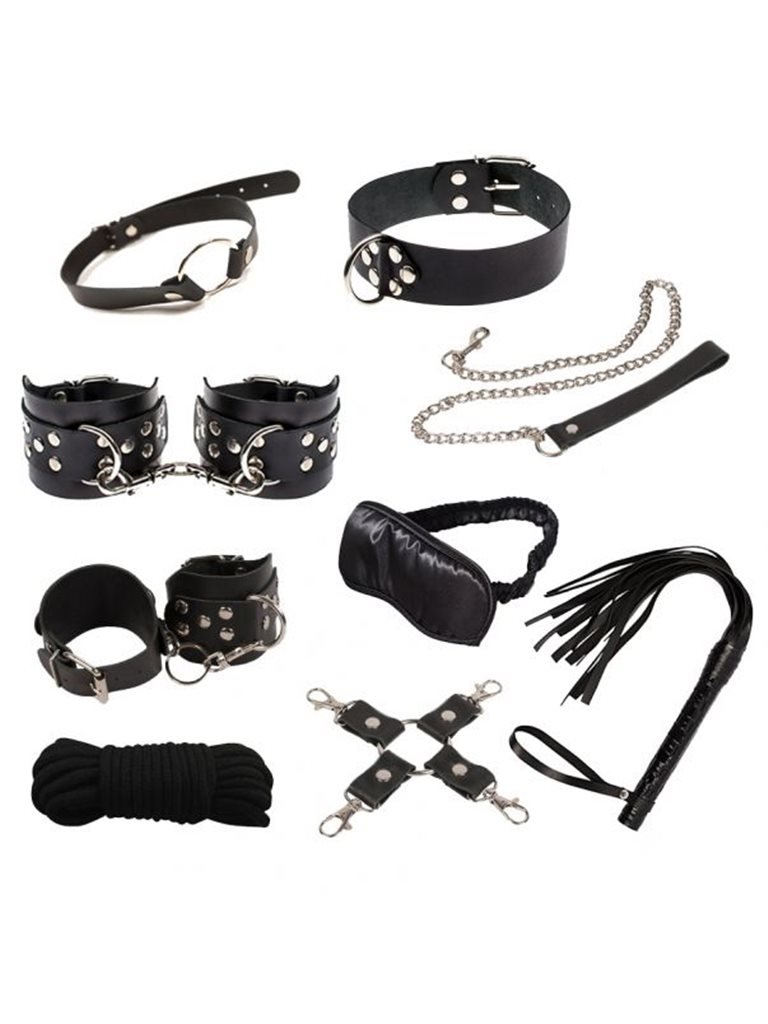 Купить Набор BDSM Leather Set Max, BLACK 281357 sLash Цена 2098 грн. Секс  Шоп в Украине