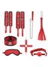 Набор для БДСМ игр BDSM-NEW PVC Hermes Bondage Set, red 281330 sLash