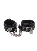 Набор для БДСМ игр BDSM-NEW Soft Genuine Leather Bondage Set, black 281331 sLash