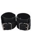 Наручники BDSM-NEW PVC Handcuffs With Chain, black 281332 sLash