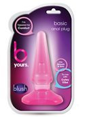 B YOURS BASIC ANAL PLUG PINK T330753 Blush