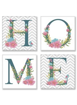 Набор для росписи по номерам. "HOME Сканд" 18*18 см*6,5 CH105