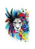Картина по номерам. Животные, птицы "Зоркое око" 40х50см. KHO2483