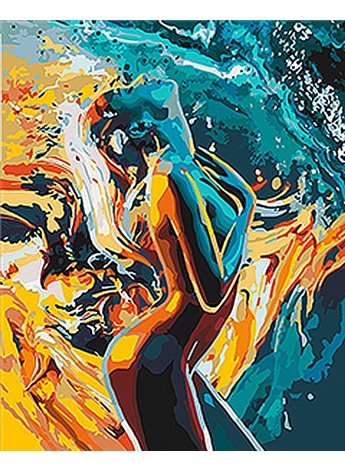 Картина по номерам. Люди "Страсть женщины" 40*50см KHO4528