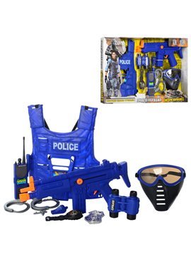 Полицейский набор 33530 автомат, жилет, бинокль
