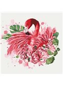 Животные, птицы "Грациозный фламинго" 40*40см KHO4042