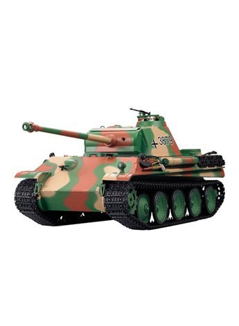 Танк HENG LONG Panther Type G р/у аккум 3879-1, 1:16, дым,звук,вращ.башня,пневм.орудие