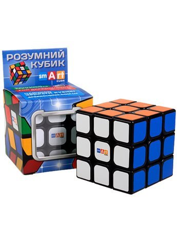 Кубик рубика 3х3х3 Черный Флюо Smart Cube SC321