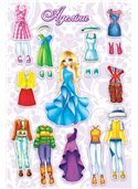 Игра на магнитах «Одень куклу. Аделина» 800132