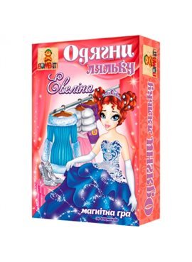 Настольная игра Игра на магнитах «Одень куклу. Евелина» 800125