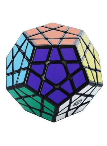 Кубик 0934C-3 QiYi X-Man Megaminx (Plane Black-Base)8см, в кор-ке, 9,5-7,5-13,5см