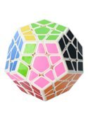 Кубик 0934C-5 QiYi X-Man Megaminx (Plane White-Base)8см, в кор-ке, 9,5-7,5-13,5см