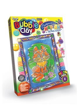 Набор креативного творчества 8063DT "Bubble Clay" Витражная картина