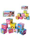 Кубики B057-8 для купания, 8шт, 7см, 2вида, в кульке, 16-37-7см