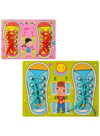 Деревянная игрушка Шнуровка M00956