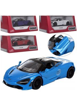 Машинка KT5403W (McLaren 720S) металл, инер-я, 12см, открыв. двери, 4цвета, в кор-ке,16-8-7,5см