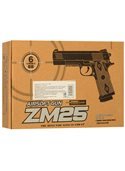 Пистолет метал ZM25 пульки в кор.21,5*15,5*4,5см