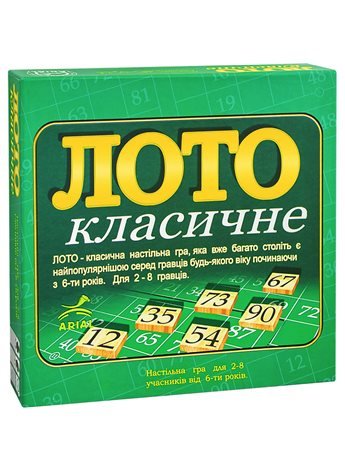 Настольная игра Arial Лото класичне 910046