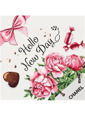 Картина по номерам. Натюрморт"Hello new day" 40*40см * KHO5525