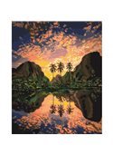 Картина по номерам. "Багровая лагуна" 40*50см KHO2737