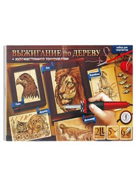 Набор для творчества 5040  "Выжигание по дереву" Danko Toys