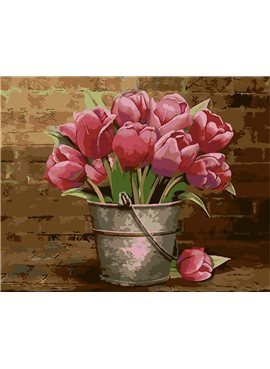 Картина по номерам "Букет розовых тюльпанов" 40*50 см AS0009 ArtStory