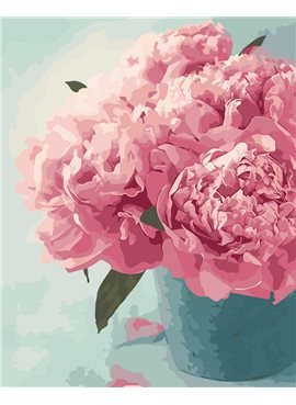 Картина по номерам "Нежные пионы" 40*50 см AS0017 ArtStory