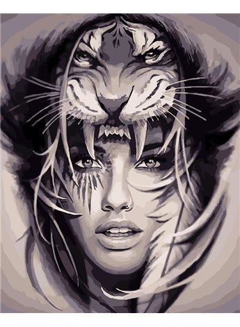 Картина по номерам "Амазонка" 40*50 см AS0085 ArtStory