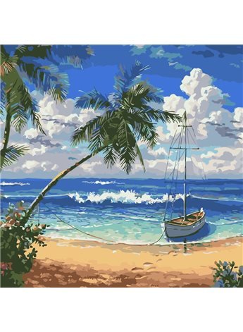 Картина по номерам "Утро в раю" 40*40 см AS0328 ArtStory