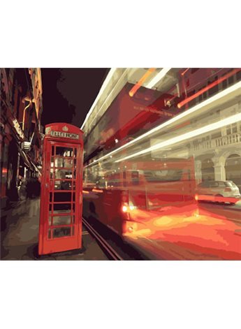 Картина по номерам "Вечерний город" 40*50 см BK-GX23681 Никитошка