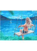 Картина по номерам "На качели" 40*50 см BK-GX24309 Rainbow Art