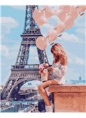 Картина по номерам "Романтика в Париже" 40*50 см BK-GX26714 Никитошка