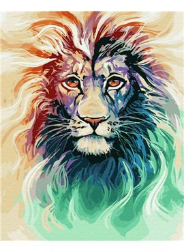 Картина по номерам "Акварельный лев" 40*50 см BK-GX28718 Никитошка