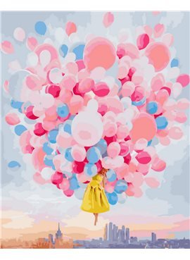 Картина по номерам "Волшебный полет" 40*50 см BK-GX28820 Rainbow Art