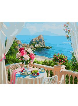 Картина по номерам "Живописный залив" 40*50 см BK-GX29309 Rainbow Art