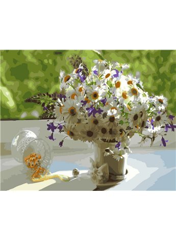 Картина по номерам "Дачный букет" 40*50 см BK-GX29846 Rainbow Art