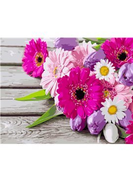 Картина по номерам "Яркие герберы" 40*50 см BK-GX3750 Rainbow Art