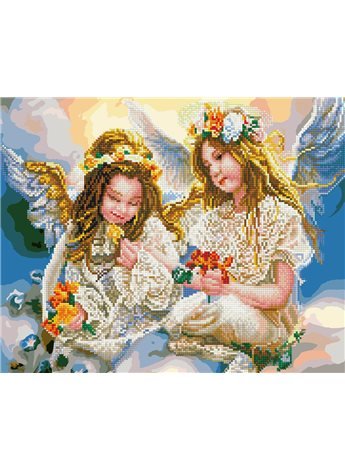 Картина по номерам "Ангелочки" 40*50 см GZS1004 Rainbow Art