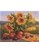 Картина по номерам "Подсолнухи" 40*50 см GZS1017 Rainbow Art
