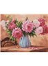 Картина по номерам "Пионы в голубой вазе" 40*50 см GZS1019 Rainbow Art