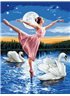 Картина по номерам "Лебединое озеро" 30*40 см VK008 Babylon