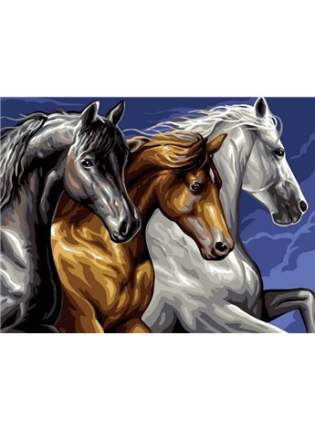 Картина по номерам "Три грации" 30*40 см VK122 Babylon