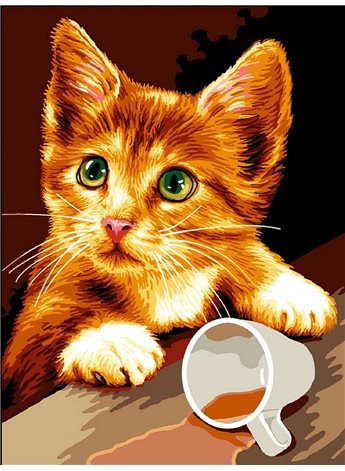 Картина по номерам "Это не я!" 30*40 см VK175 Babylon