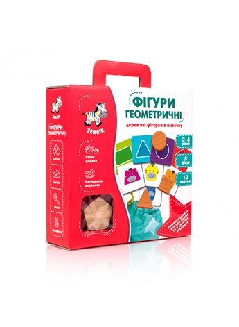 Геометрические фигуры (дерево) ZB2001-02 Vladi Toys ZB2001-02