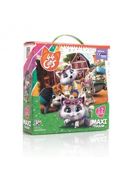 Игра настольная "Макси пазлы. 44 Cats" VT1722-01 Vladi Toys VT1722-01