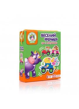 Игра с липучками "Веселый фермер" VT1310-03 (укр) Vladi Toys VT1310-03