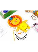 Игра с пуговицами "Зверушки" для самых маленьких VT2905-12 (укр) Vladi Toys VT2905-12