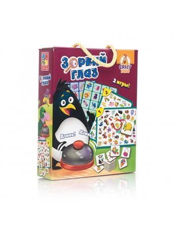 Игра со звонком "Зоркий глаз" VT8010-01 (рус) Vladi Toys VT8010-01