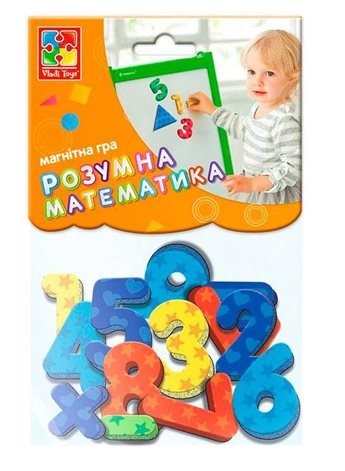 Магнитная игра "Цифры и математические знаки" VT5900-01 (укр) Vladi Toys VT5900-01